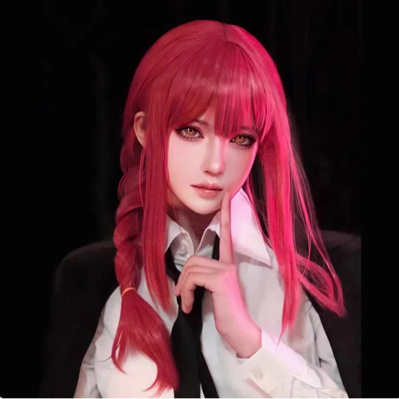 Anime-Inspired Trench Coat Cosplay Costume with Wig & Tie