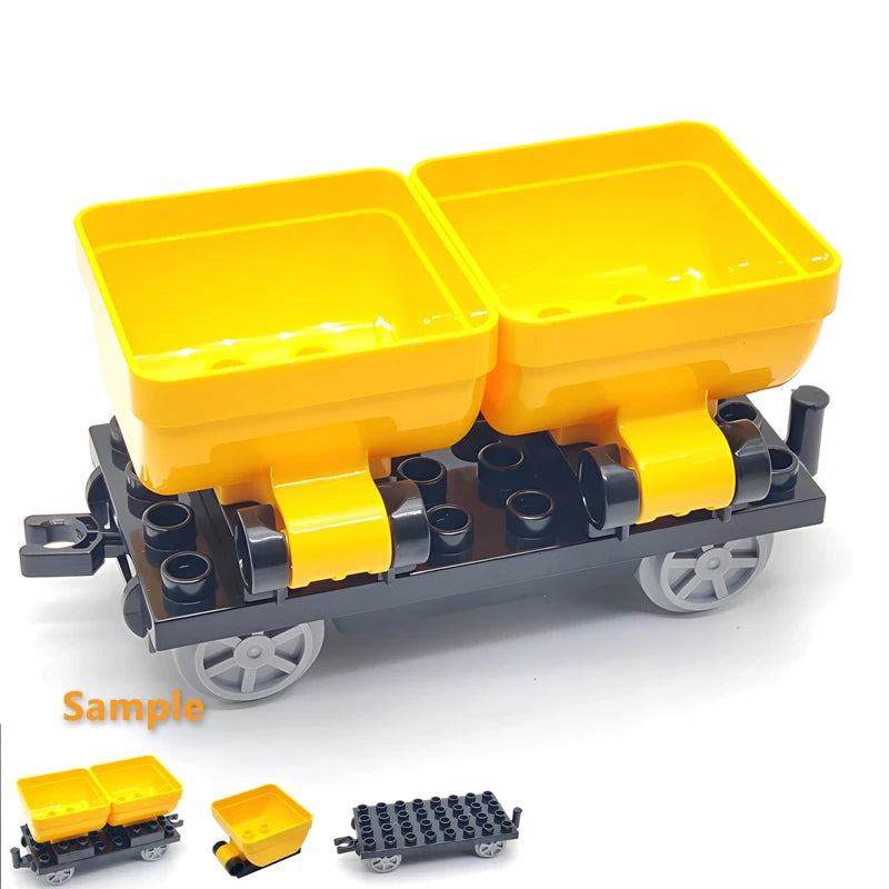 Big Building Blocks Construction Traffic Machinery Creativity Car Accessories Crane Excavator Bricks Toys For Children Baby Gift