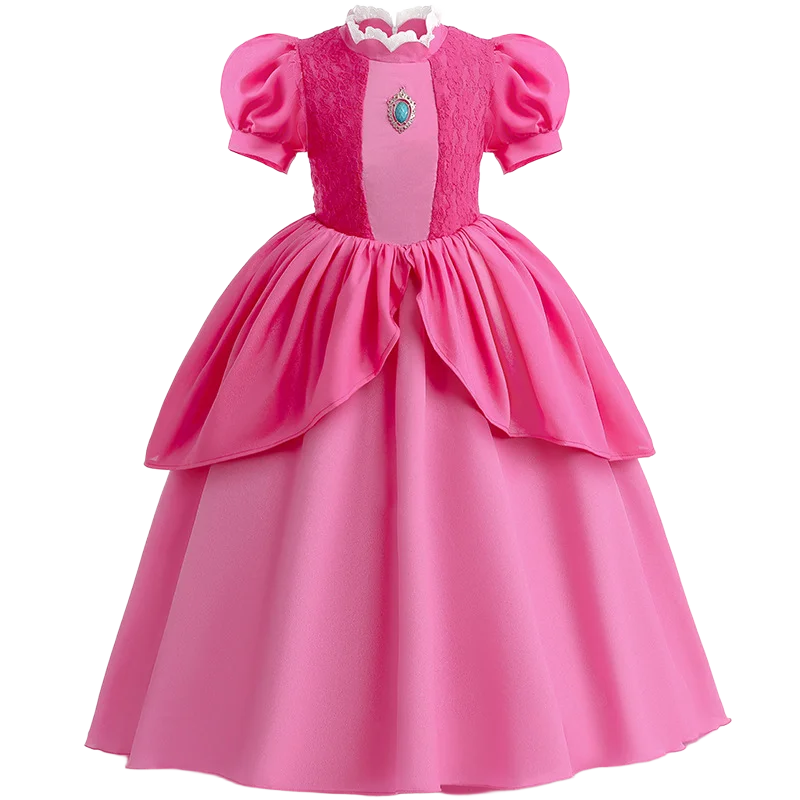 Girls Princess Costume Dress for Christmas, Carnival and Parties