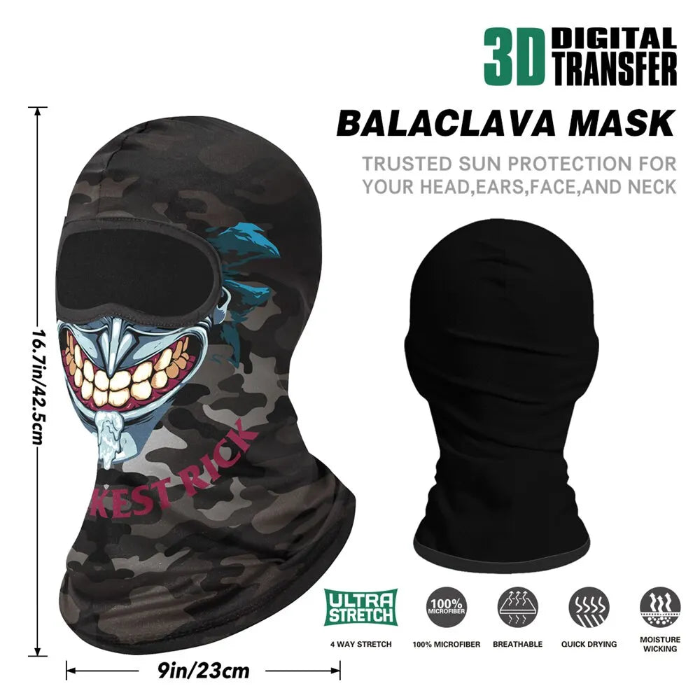 Skull Balaclava Mask Windproof Outdoor Costume Headwear