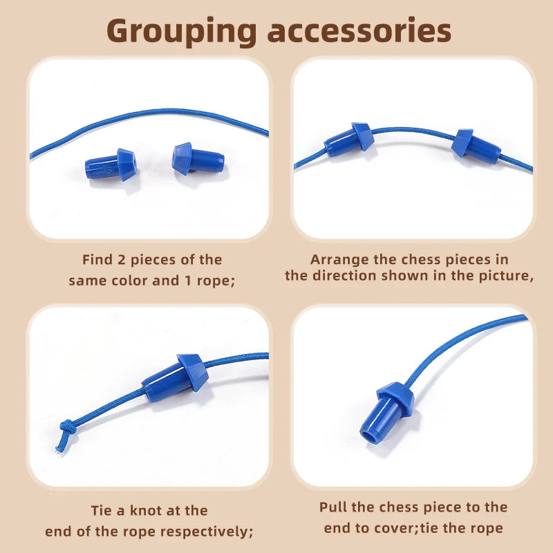 2026 New Rope Breaking Battle Challenge Puzzle Toy Knot Toy Children's Rope Decoding Game Logic Training