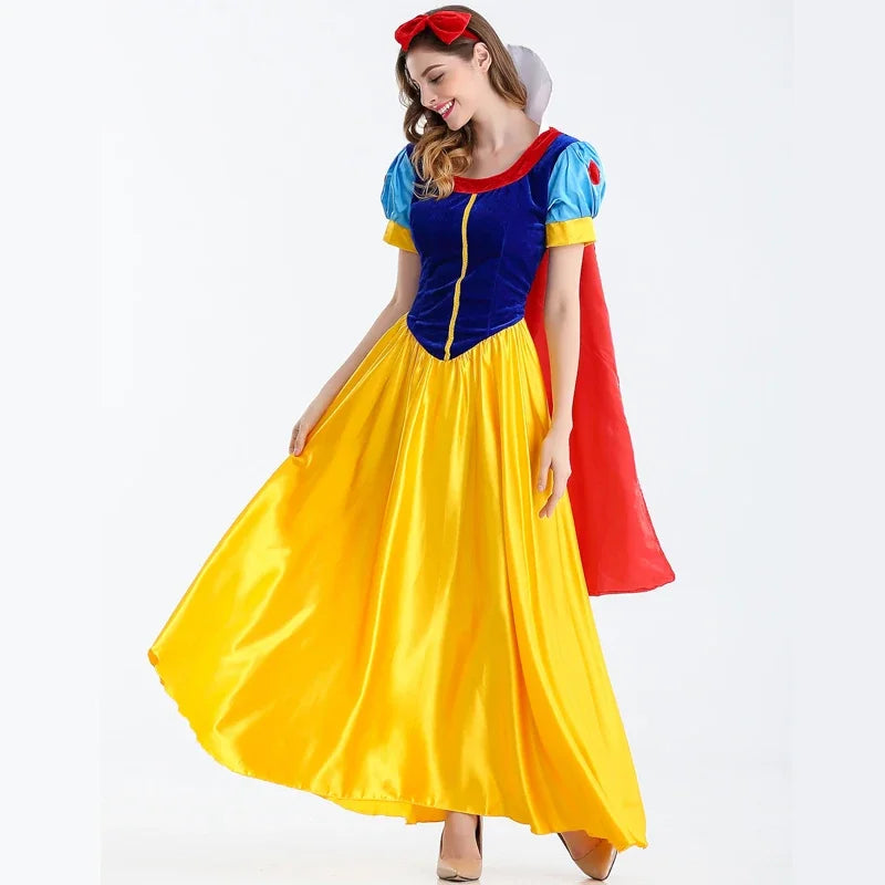 Women's Snow White-Inspired Princess Costume Dress