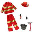 Kids Firefighter Costume Uniform for Boys & Girls