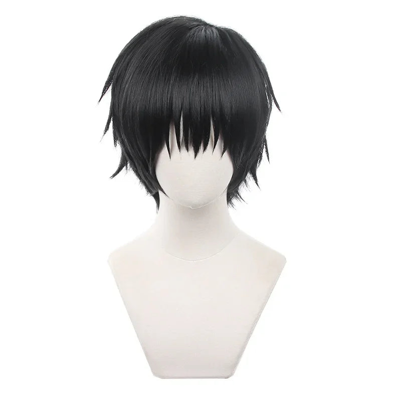 Men’s Anime-Inspired Cosplay Costume Set with Wig
