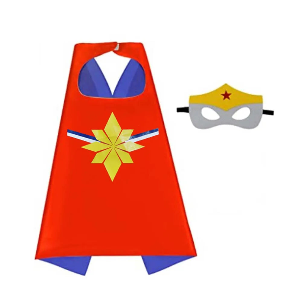 Kids Superhero-Inspired Cape Costume for Parties