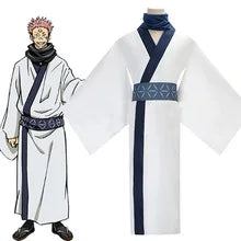 Japanese-Inspired Kimono Hanfu Cosplay Costume for Adults