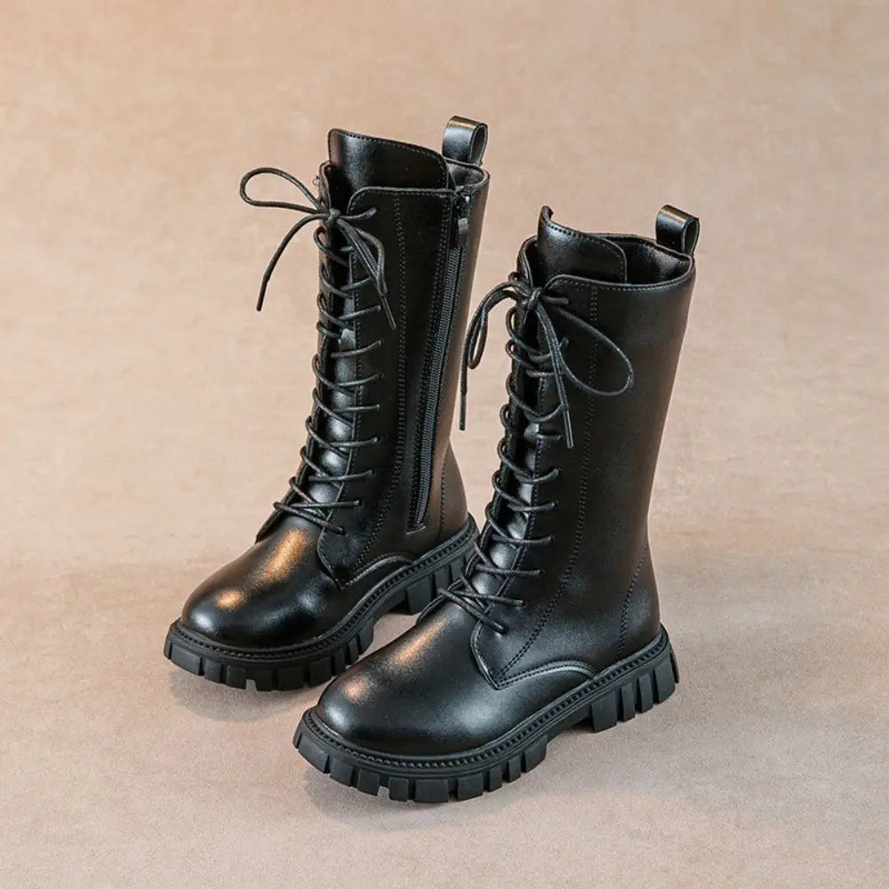 Girls White Long Boots for Cosplay Halloween & Dress Up