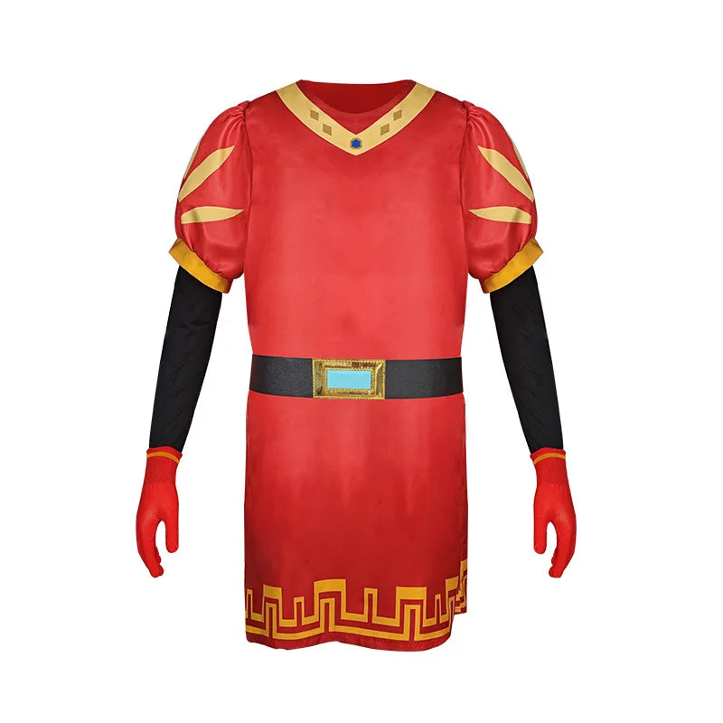 Medieval Royal Cosplay Costume Uniform with Wig