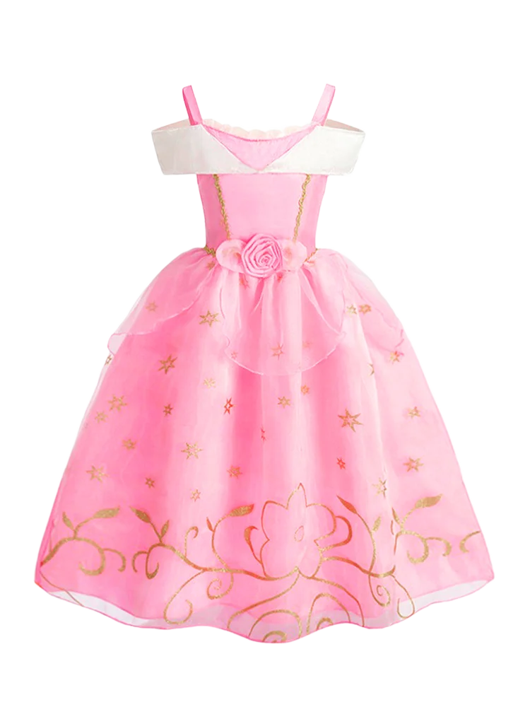 Girls Princess Costume Dress for Christmas, Carnival and Parties