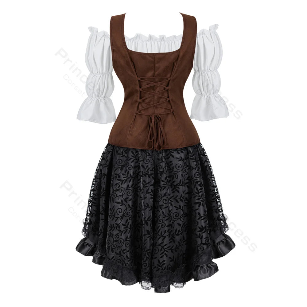 Women’s Pirate Renaissance Costume Dress