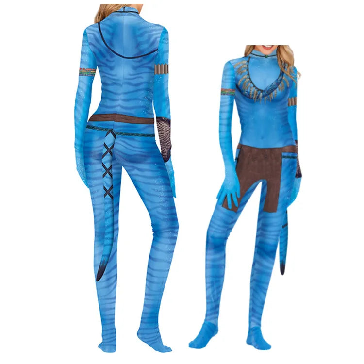 3D Printed Full Body Zentai Costume Elastic Catsuit
