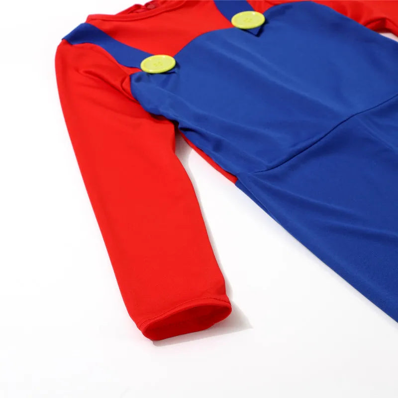 Boys Red and Green Game Character Costume Set