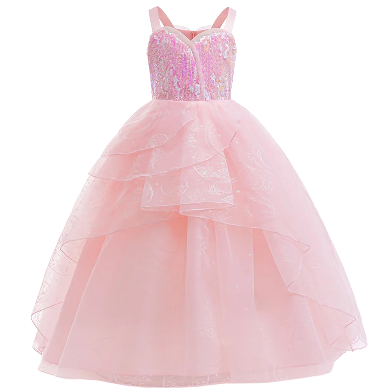 Girls Princess Costume Dress for Christmas, Carnival and Parties