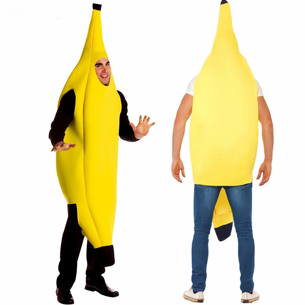 Adult Banana Costume for Halloween & Party Dress Up