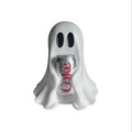 Cute Halloween Ghost Holding Soda Can, Funny Resin Figurine, Spooky Tabletop Decor for Desk Shelf Home Party Gift