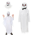 Kids White Ghost Costume for Halloween & Dress Up