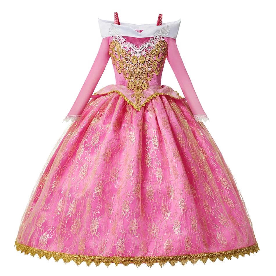Girls Princess Costume Dress for Christmas, Carnival and Parties