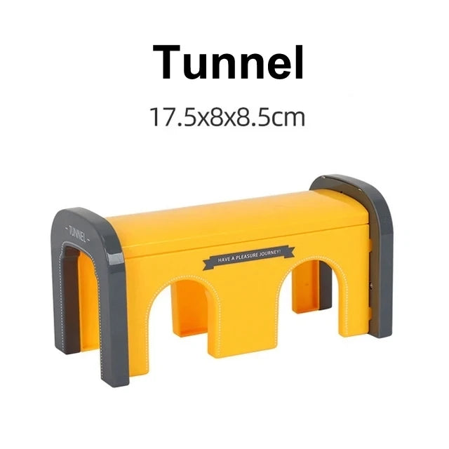All Kinds of Wooden Train Tracks Accessories Beech Wood Railway Tracks Wooden Bridge Tunnel Fit for Wood Tracks Toys