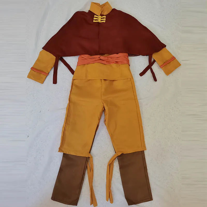Air Nomad-Inspired Anime Cosplay Costume for Halloween