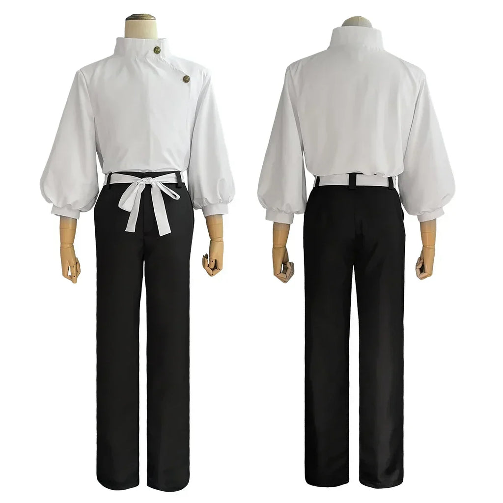 Anime Inspired Cosplay Costume Set with Wig Jacket and Pants