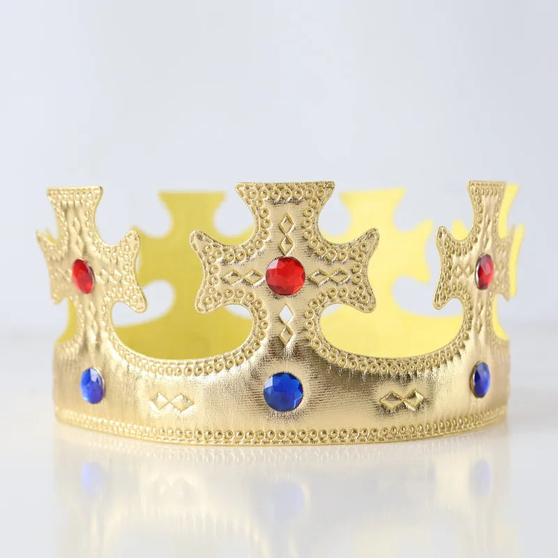 Birthday Party Crown Hats for Kids and Adults King Queen