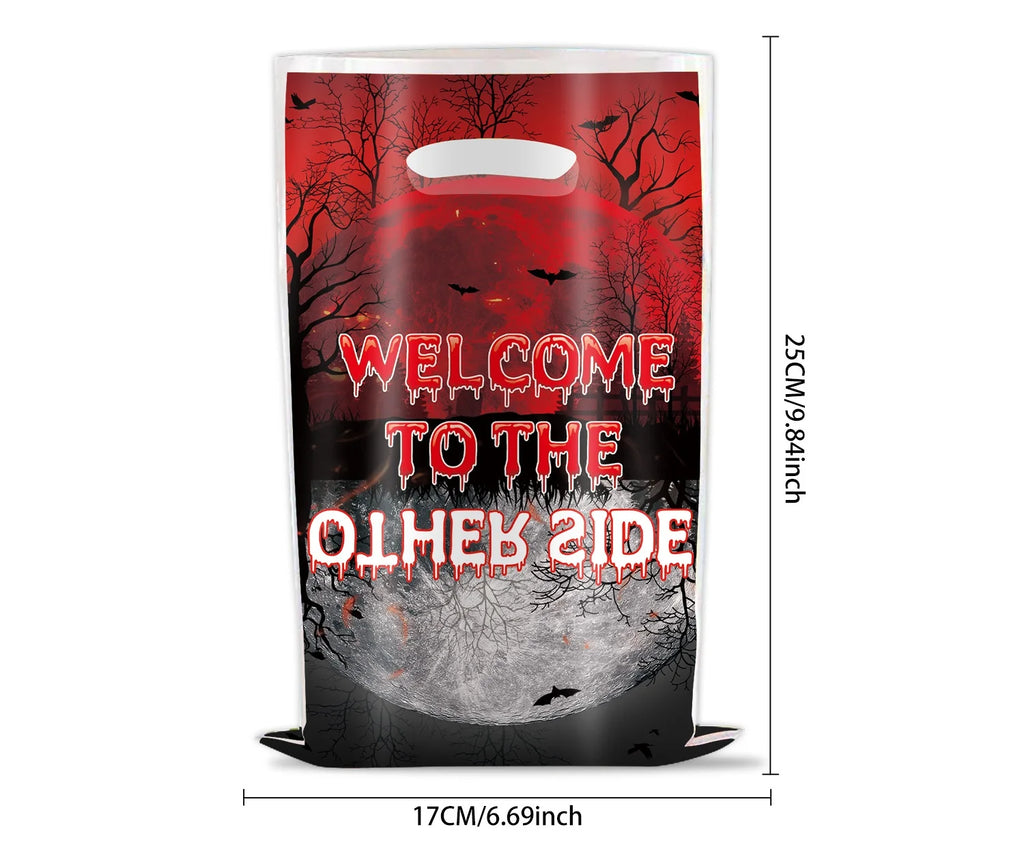 Stranger Season 5 Gift Bag Party Supplies Birthday Decor Goody Biscuit Loots Candy Bag Packaging Baby Shower Horror Party Favors