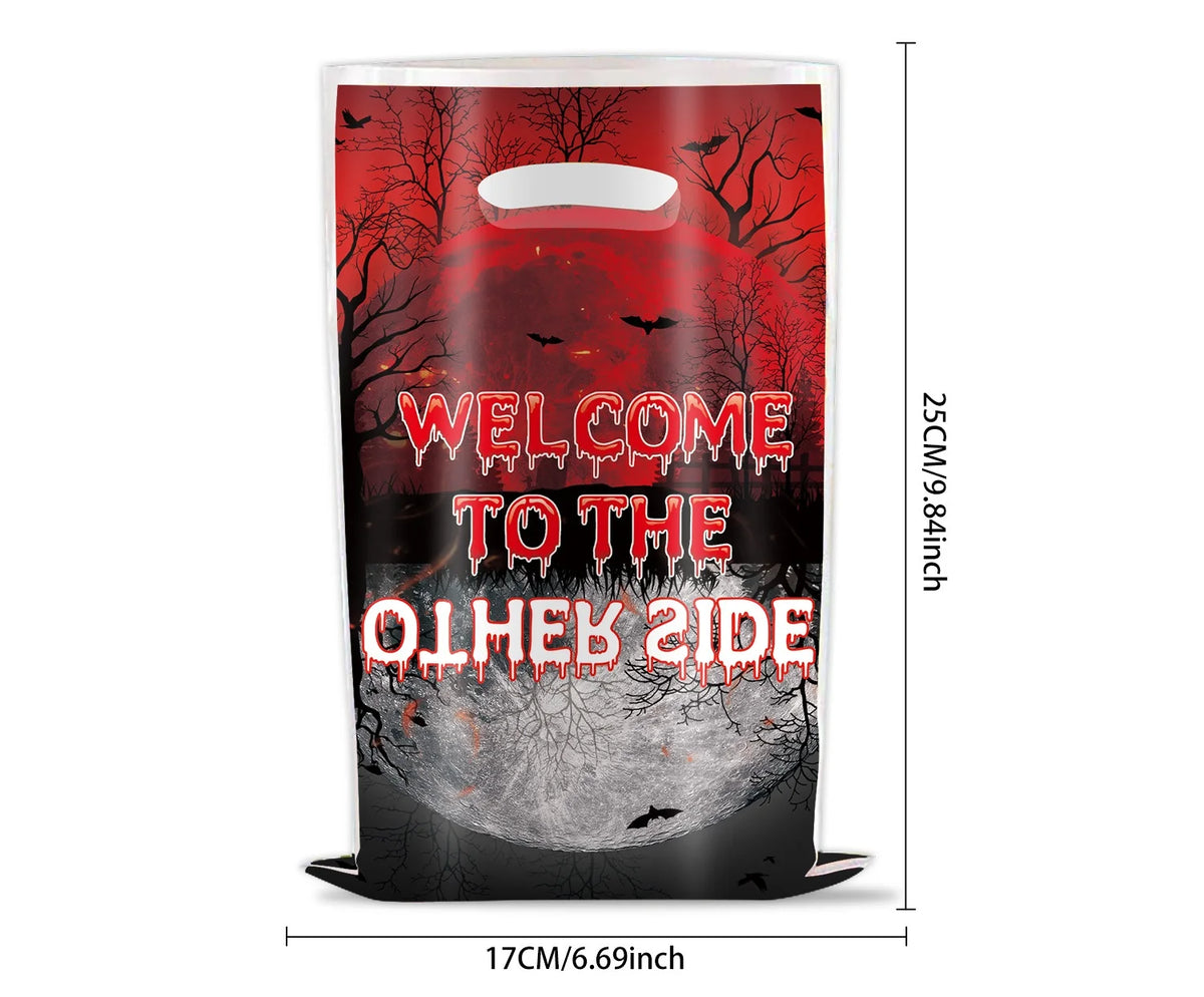 Stranger Season 5 Gift Bag Party Supplies Birthday Decor Goody Biscuit Loots Candy Bag Packaging Baby Shower Horror Party Favors