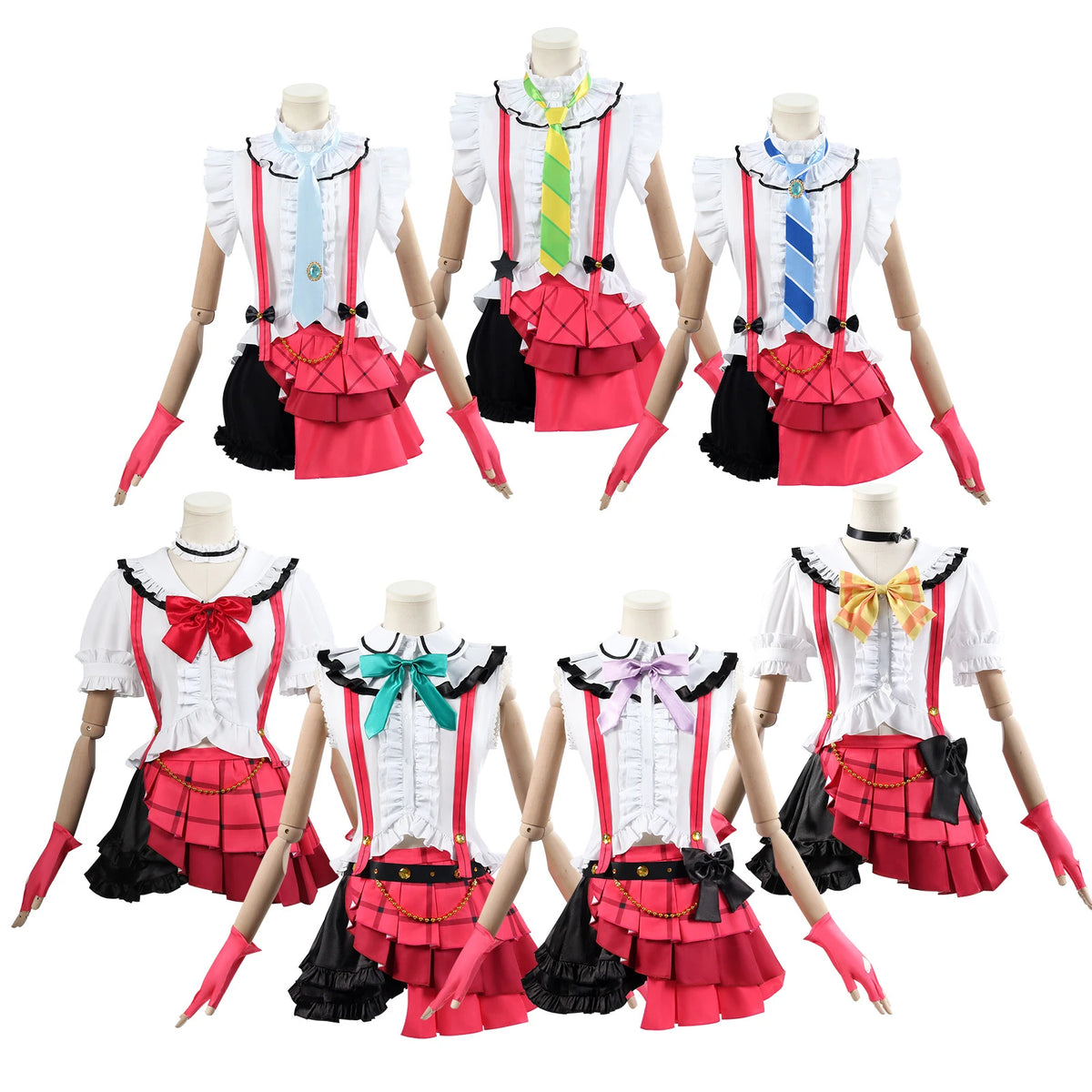 Women’s Anime-Inspired Carnival Uniform Cosplay Costume
