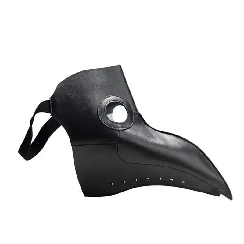 Black Plague Doctor Mask Halloween Costume Accessory