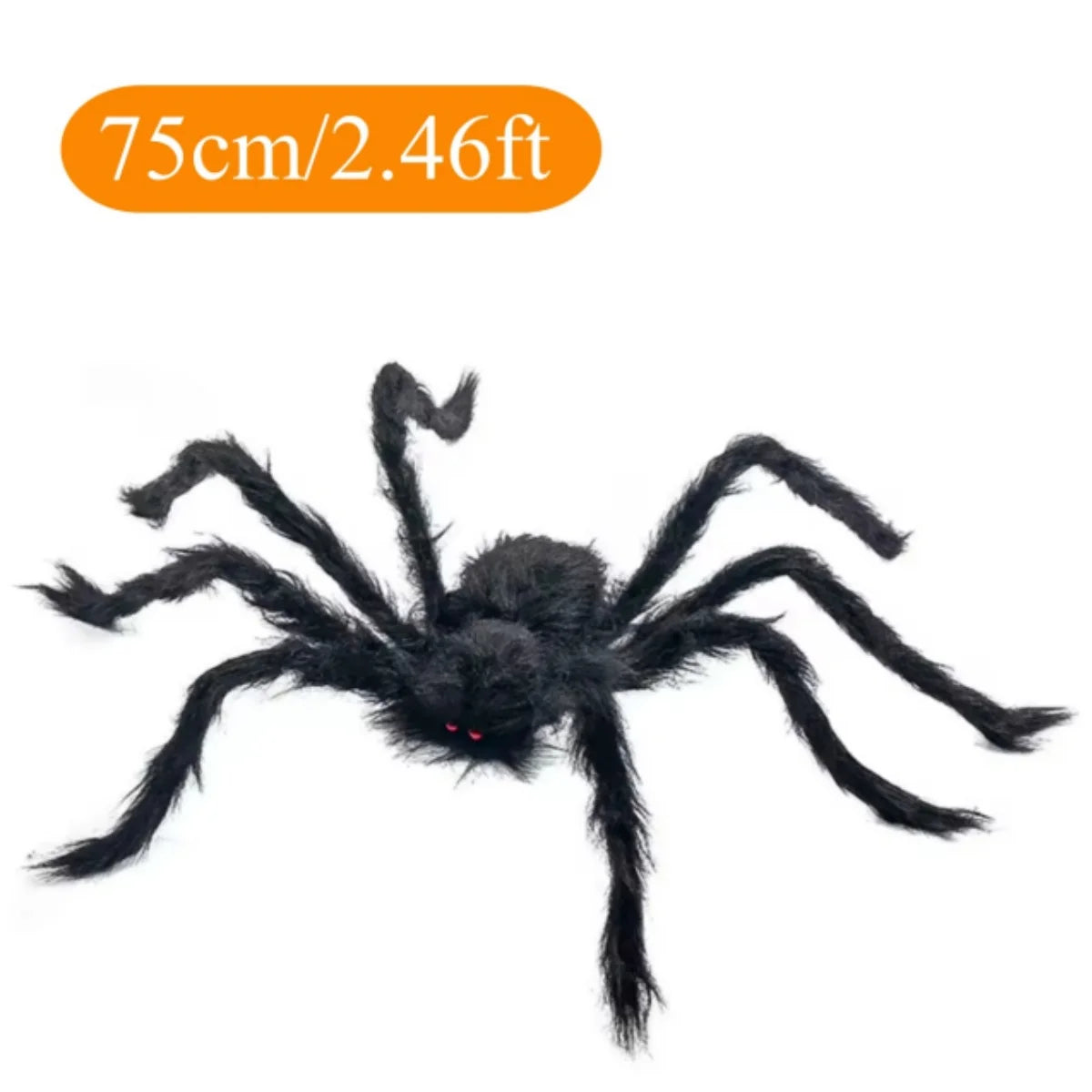 Giant Plush Spider Halloween Decoration Party Prop