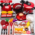 Children's Educational Play Kitchen Set – Pretend Play Cookware with Simulated Induction Cooker, Cooking & Cutting Toys for Boys