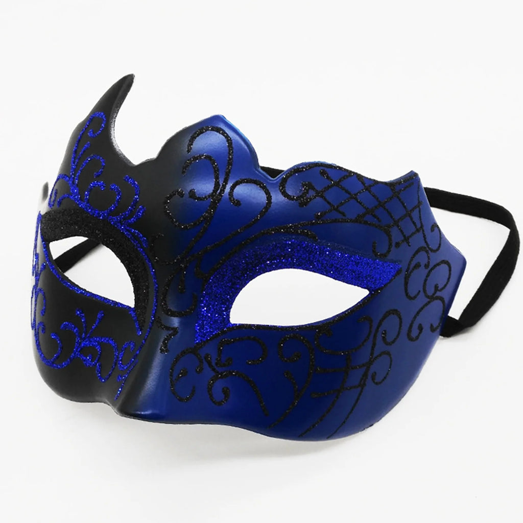 Men's Masquerade Mask with Elastic Strap for Costume Parties
