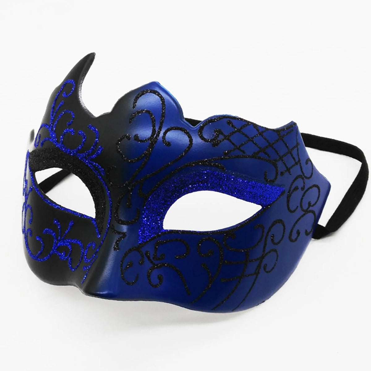 Men's Masquerade Mask with Elastic Strap for Costume Parties