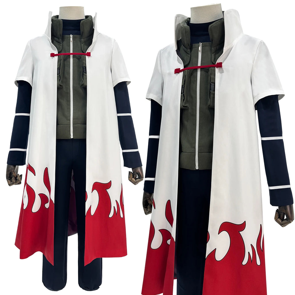 Anime-Inspired Ninja Cosplay Costume Cloak Vest & Pants