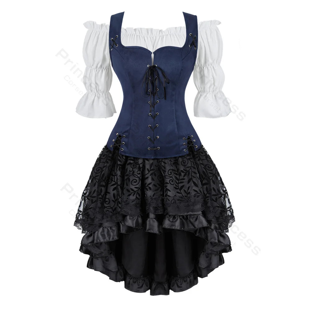 Women’s Pirate Renaissance Costume Dress