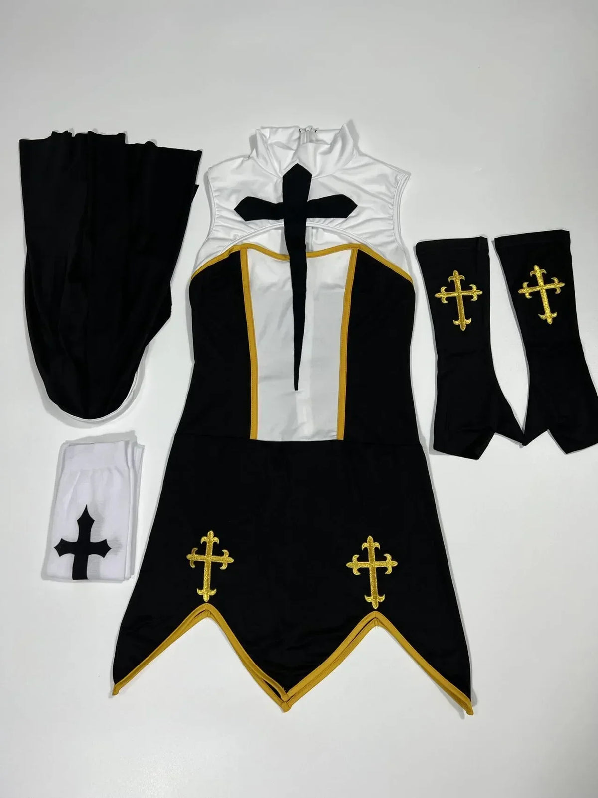 Women’s Gothic Nun Costume for Halloween & Carnival