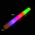 10/20pcs White LED Foam Sticks Light Up Batons Foam Glow Sticks 48cm With 3 Modes Flashing Glow in the Dark Party Supplies