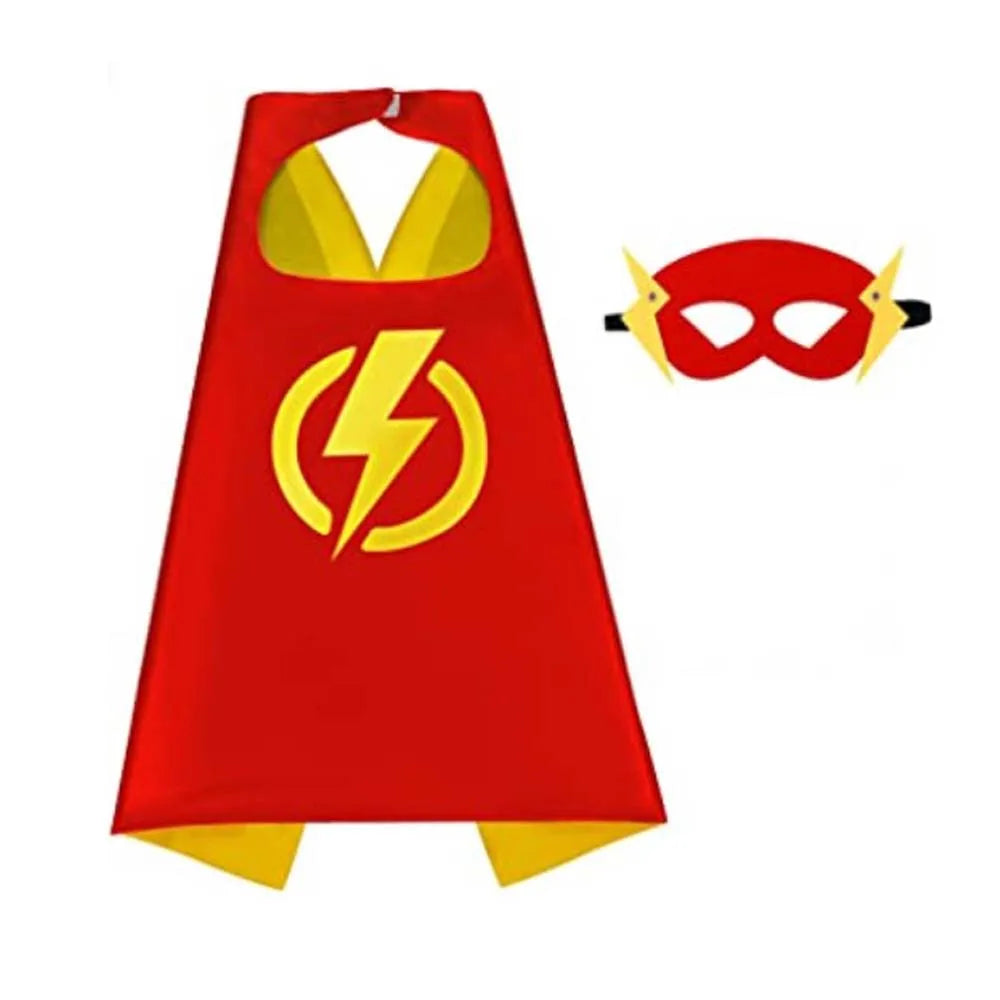 Kids Superhero-Inspired Cape Costume for Parties