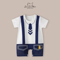 Baby Boys Summer Cartoon Dinosaur Rompers Cotton Thin Short Sleeve Little Boy Bodysuit Newborn Infants Jumpsuit New Costume
