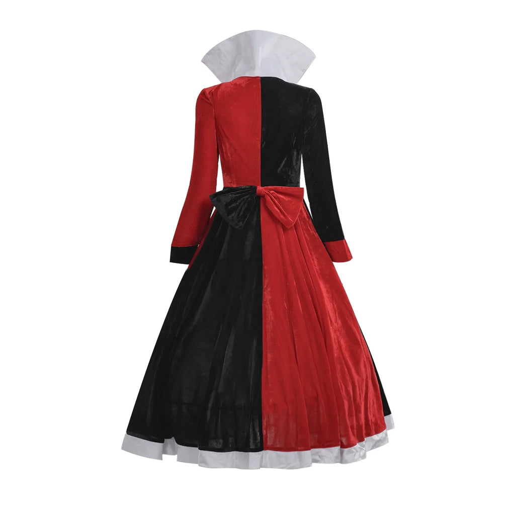 Queen of Hearts Inspired Costume Dress for Halloween Plus Size