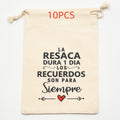 10pcs Spain Hangover Bag Hard one day Memories Are forever Personalized Wedding Gift Bag Single Pie Recovery Kit Anti Resaca