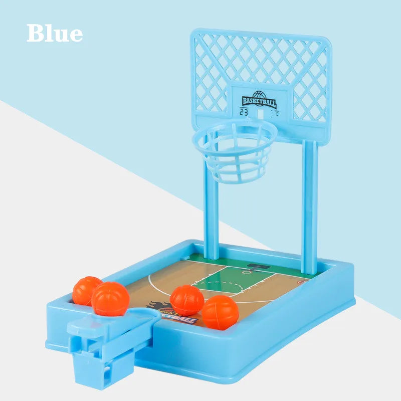 Mini Desktop Board Game Basketball Hoop Finger Shooting Machine Party Table Interactive Sport 2 Players Games Ball Toys For Kids