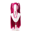 33.5 Inch Purple Braided Wig with Side Ponytail for Kids