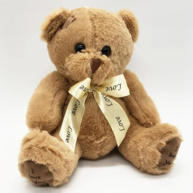 18cm Kawaii Patch Bear Soft Plush Toys Stuffed Animal Teddy Bear Doll Birthday Christmas Gift Kids Brinquedos Baby Toy