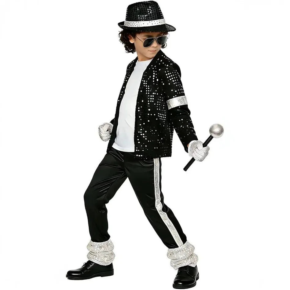 Boys Pop Star Dance Costume for Halloween & Performances