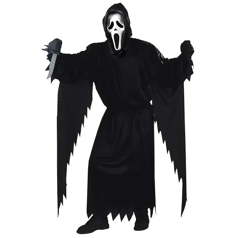 Kids Horror Ghost Costume Halloween Fancy Dress