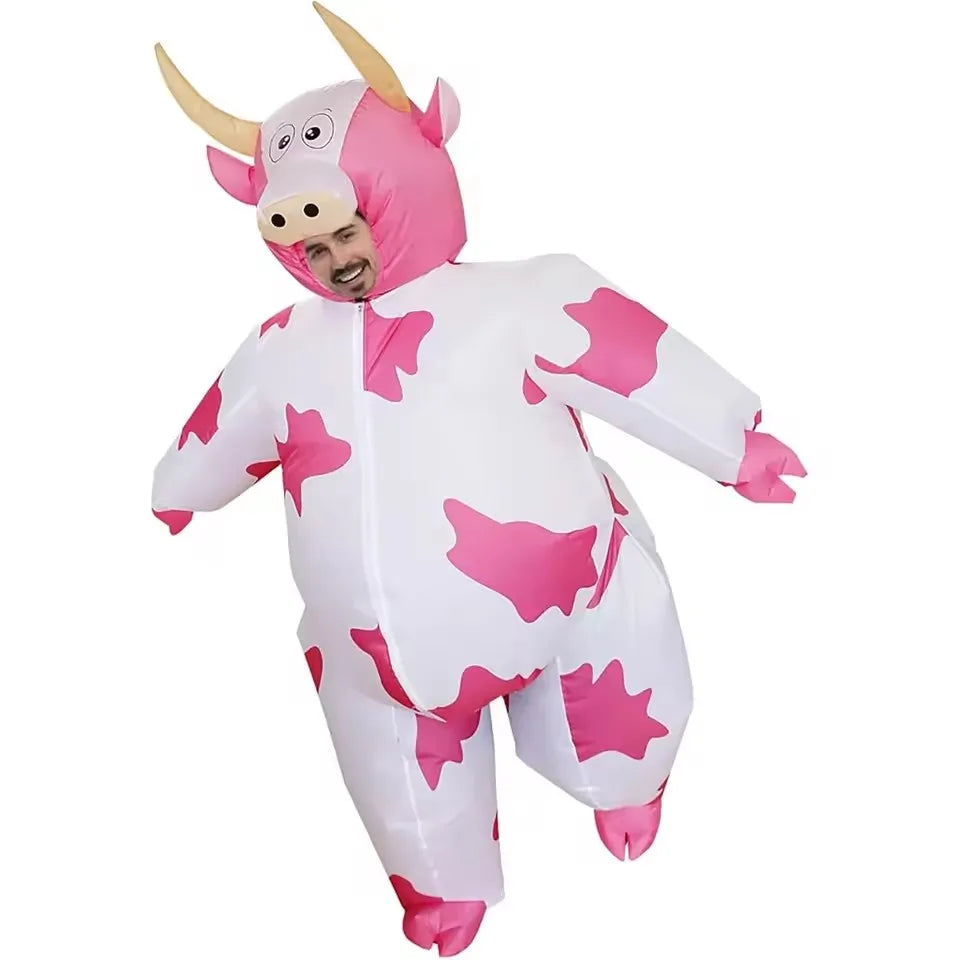Adult Inflatable Cow Costume for Halloween & Christmas