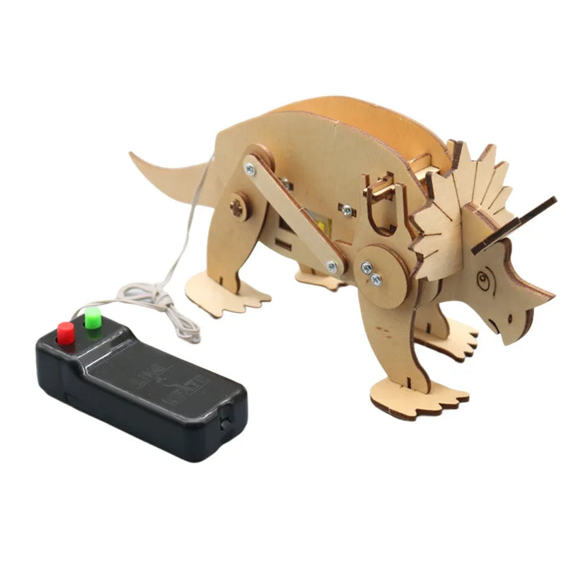 DIY Science Toys Children Educational STEM Kits Dinosaur Model Technologia Experimental Tool Wood Puzzle Games School Supply