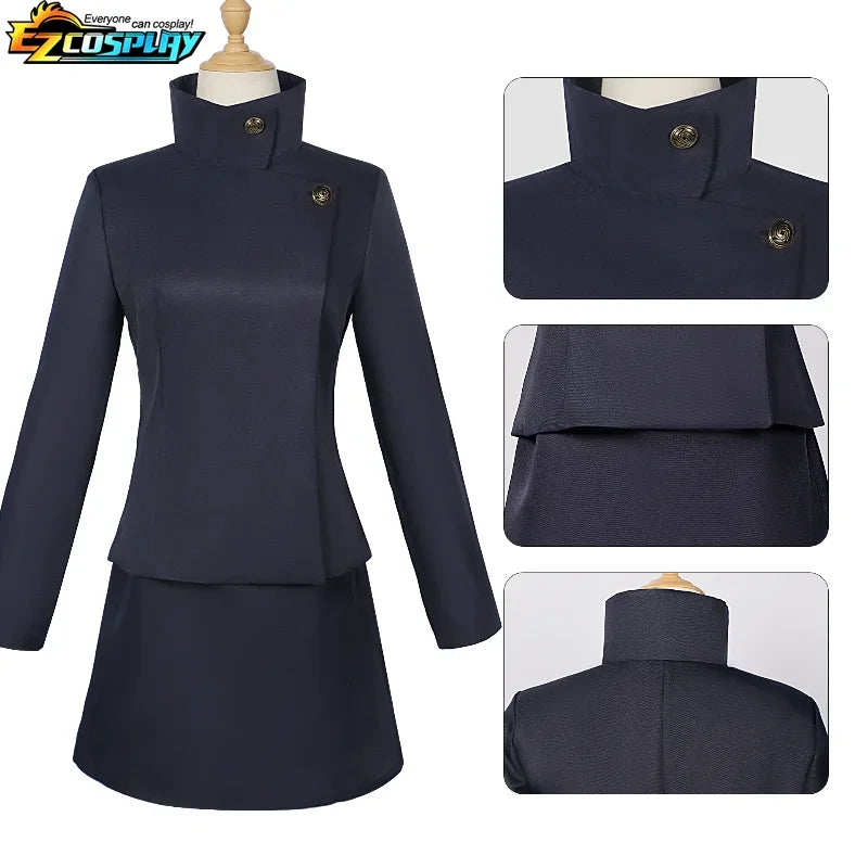 Anime Jujutsu Kaisen Ieiri Shōko Cosplay Kostuum Kleding Halloween Rollenspel Ieiri Shōko Jurken High School Uniform Rok