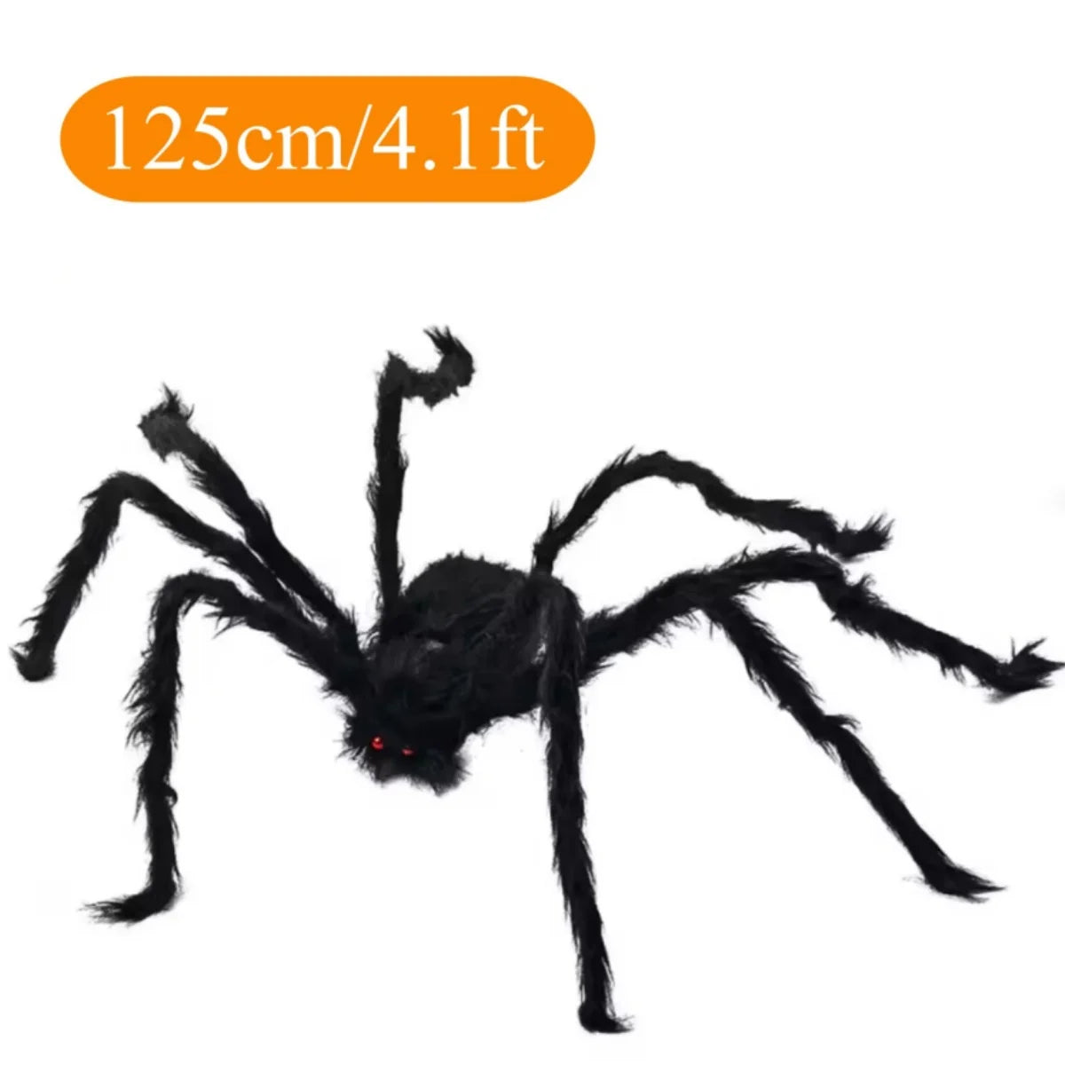 Giant Plush Spider Halloween Decoration Party Prop